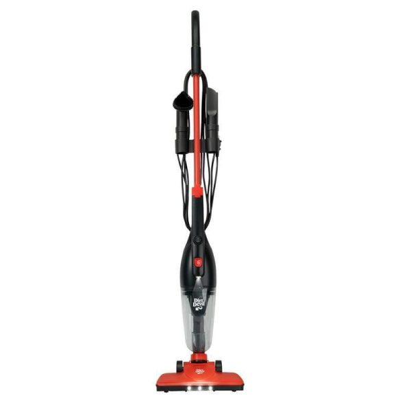 3-in-1 Corded Vacuum Cleaner W/ Swivel Steering LED Lights Crevice Tool Included - Image 2