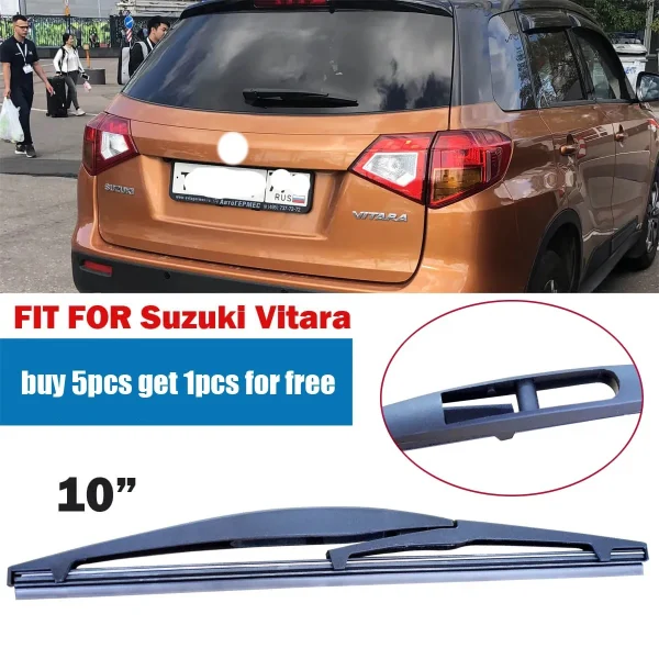 1PC Car Rear Wiper Blade 10" Windscreen Windshield Hybrid Auto Wipers Accessories