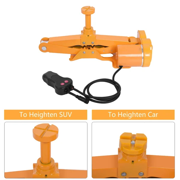 3Ton 12V DC Automotive Car Electric Jack Lifting SUV Van Garage and Emergency Equipment - Image 4