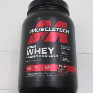 MuscleTech Platinum Whey + Muscle Builder Triple Chocolate 1.8 lbs