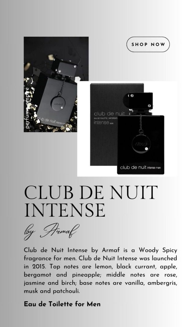 Club de Nuit INTENSE by Armaf EDT 3.6 oz - Image 2