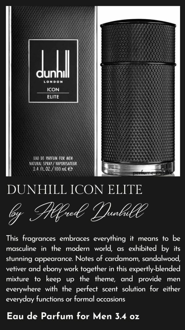 Dunhill London Icon Elite by Alfred Dunhill EDP 3.3 / 3.4 oz - Image 2