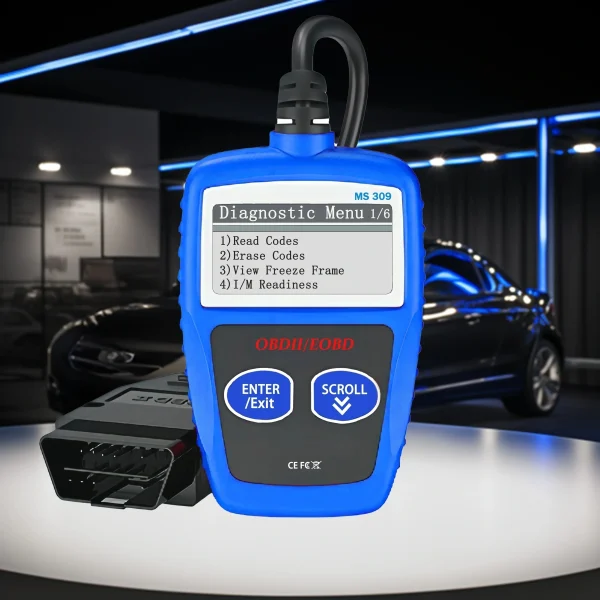 Advanced Car Diagnostic Tool Plus - Upgraded MS309 OBD2 OBDII EOBD Fault Code Reader Scanner with Enhanced Error Detection - Image 4