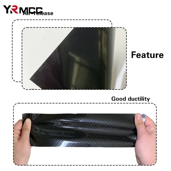 Car Stickers Carbon Fiber Vinyl Wrap Film 150*50cm 3D 4D 5D 6D Gloss Carbon Fiber Film Waterproof Sticker for Car Accessories - Image 4