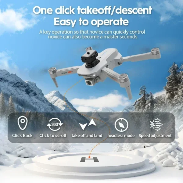 E88s Pro Drone Quadcopter Remote Control Handle Four Axis Aircraft HD 8K 360° Photography UAV Altitude Fixation Helicopter Toys - Image 4