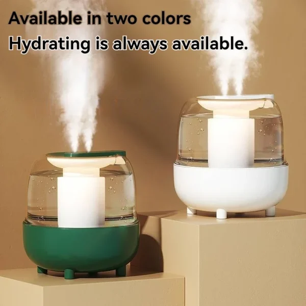 New 5L large capacity humidifier usb double fog spray low noise home bedroom office night light essential oil diffuser - Image 3