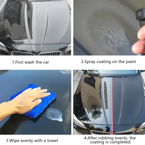 Premium Car Nano Ceramic Coating Car Accessories Maintenance Hydrophobic Layer Cleaning Detailing Automotive Polish Agent - Image 4