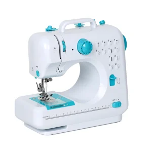 Portable Sewing Machine 12 Built-in Stitches Double Thread for Beginner Crafting DIY Mini Sewing Machine