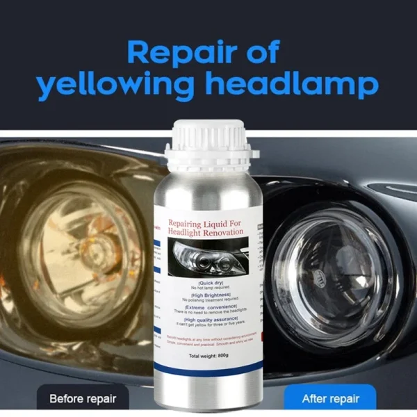 Car Headlight Polish Restoration Kit Automotive Headlight Care Tool Headlight Restoration Kit Car Headlight Restoration Liquid - Image 3