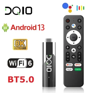 LEMFO DQ10 ATV Mini TV Stick Android13 Support 8K Video 4K Wifi6 Allwinner H618 Quad Core Cortex A53 Voice Remote Smart TV Box