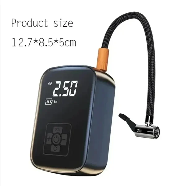 Portable Car Air Pump Wireless Intelligent Digital Display Tire Gases Machines Car Air Compressor Electric Tire Gases Machines - Image 6